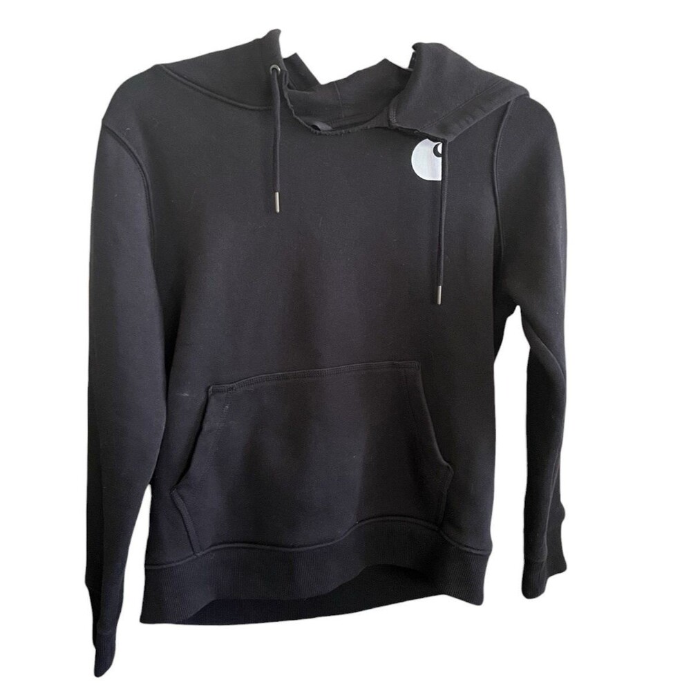Carhartt Clarksburg  Womens Graphic Sleeve Hoodie Sweatshirt Relaxed Size Medium